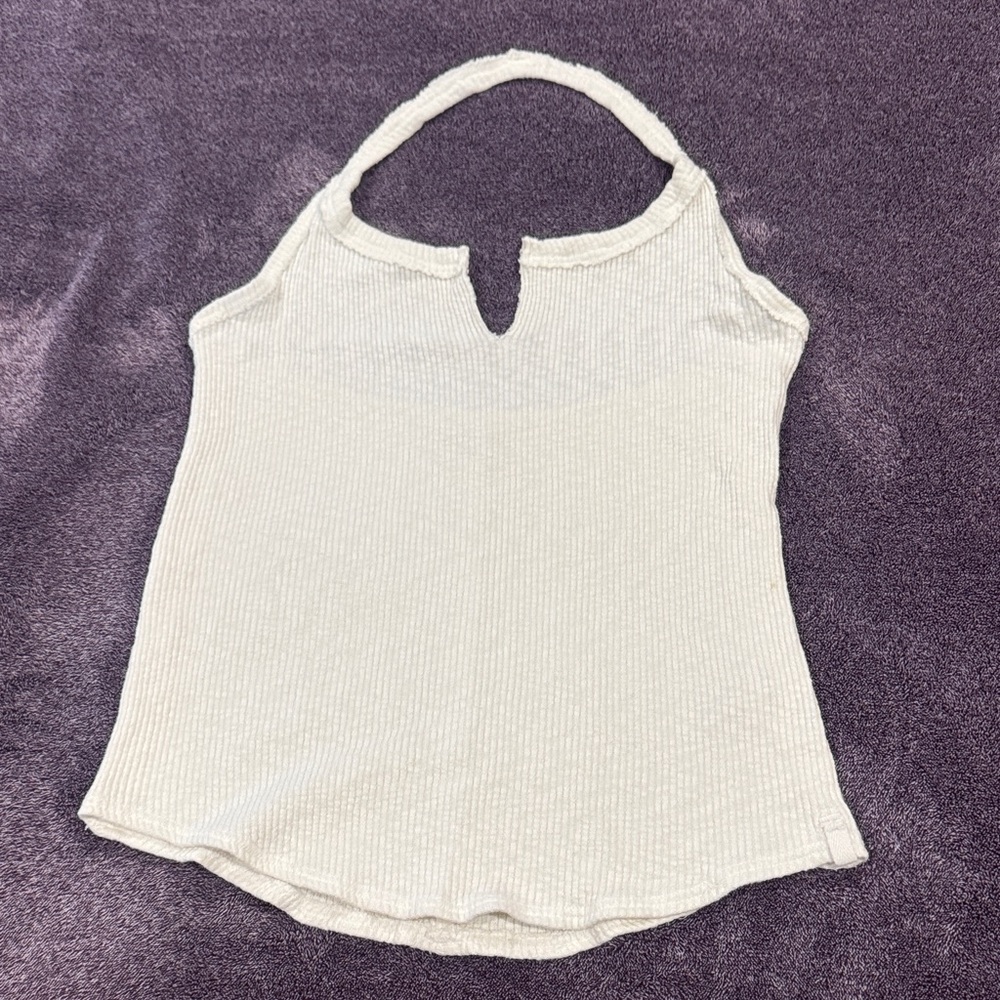 We The Free Cream Halter Camisole